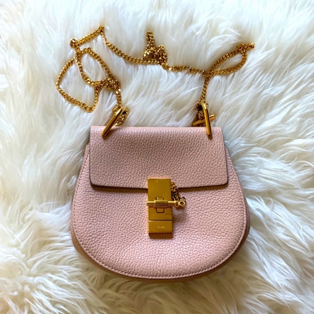 Chloe Light Pink Crossbody Bag